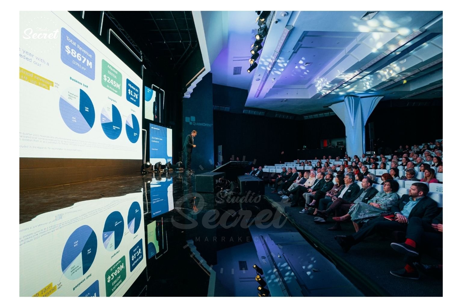 Écran salle de conférence