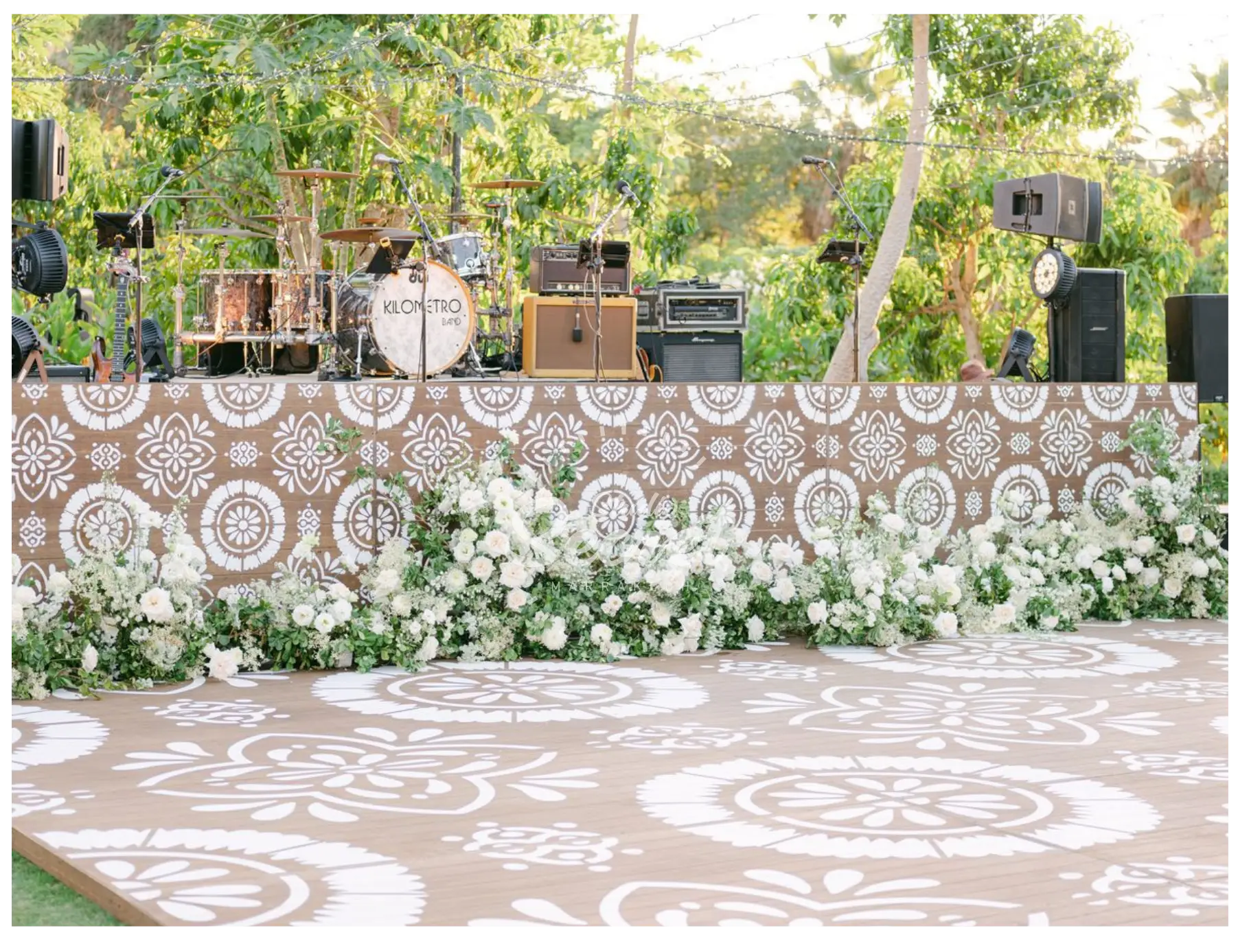 Piste de danse personnalisée pour mariage