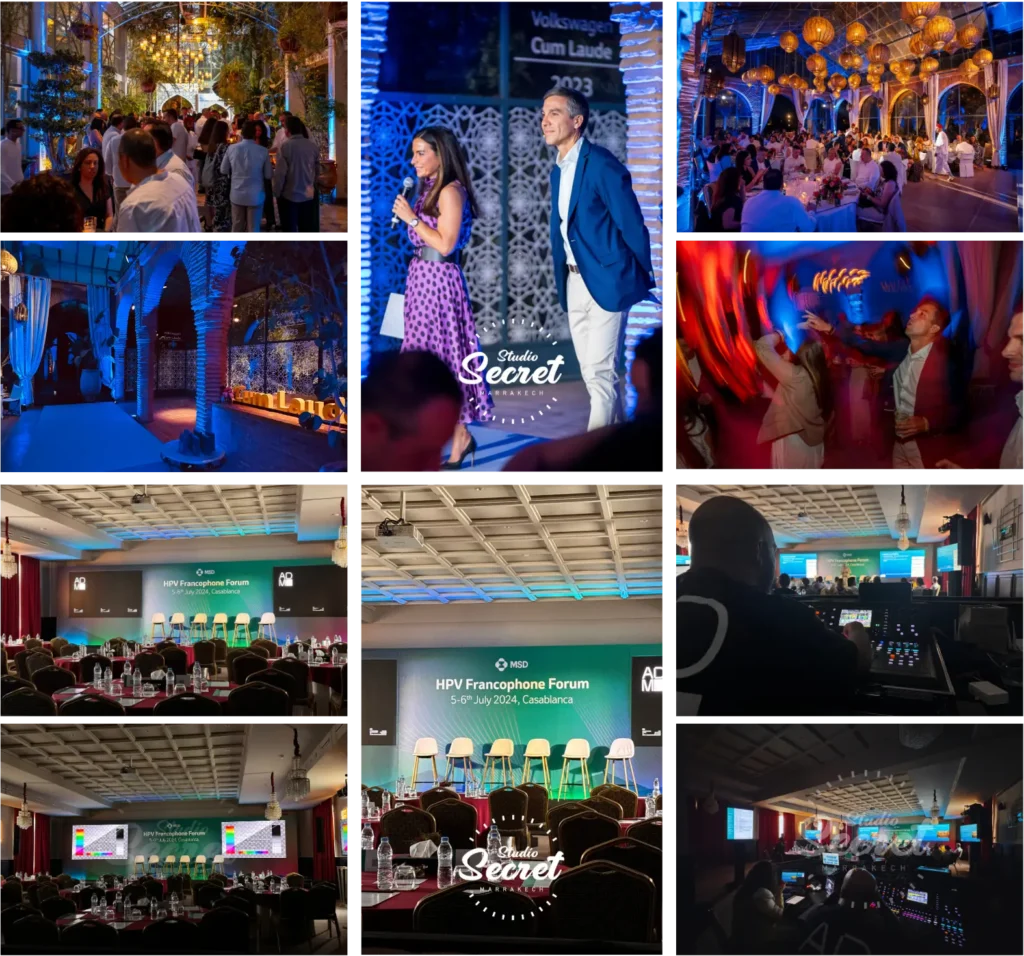 Design & création de scénographies événementielles clés en main au maroc